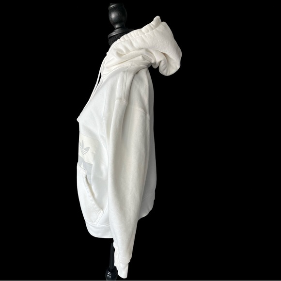 Adidas Cream Hoodie with Logo - Picture 2 of 4